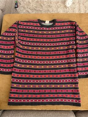 VTG 90s Hanna Andersson Festive Men’s Sweater Fair Isle